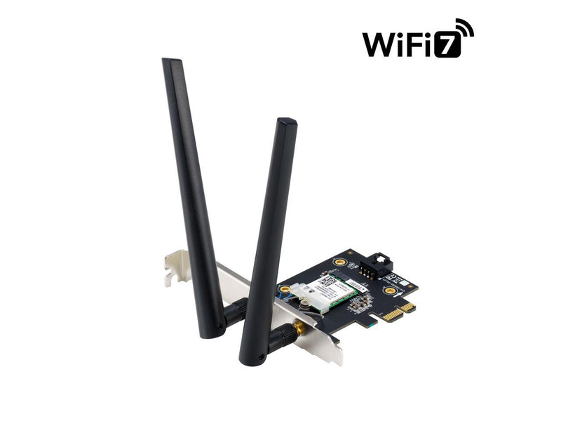 ASUS BE6500 Tri Band PCI-E WiFi 7 (802.11be). Bluetooth 5.4, WPA3 Network