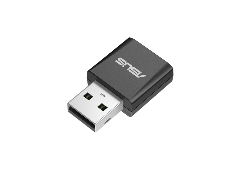 ASUS Tri-band BE6500 WiFi 7 Nano USB Adapter, 6GHz band, support 4096-QAM, Plug