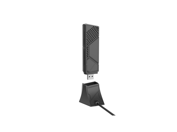 ASUS ROG USB-BE92 Tri-band BE6500 WiFi 7 USB Adapter, 6GHz band, support