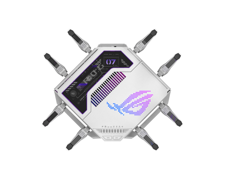 ASUS ROG Rapture GT-BE19000AI Tri-band Gaming Router, WiFi 7, 802.11be, up to