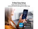 ASUS RT-BE59 Dual-band WiFi 7 Router: Mesh-Compatible, 5000 Mbps, 2.5G port,