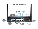 SonicWall TZ470 Wireless AC TotalSecure 1YR Essential Edition (02-SSC-6800)