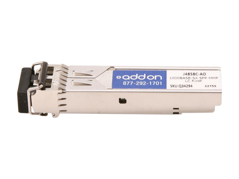 AddOn HP J4858C Compatible 1000 Base-SX SFP Transceiver (MMF, 850nm, 550m, LC)