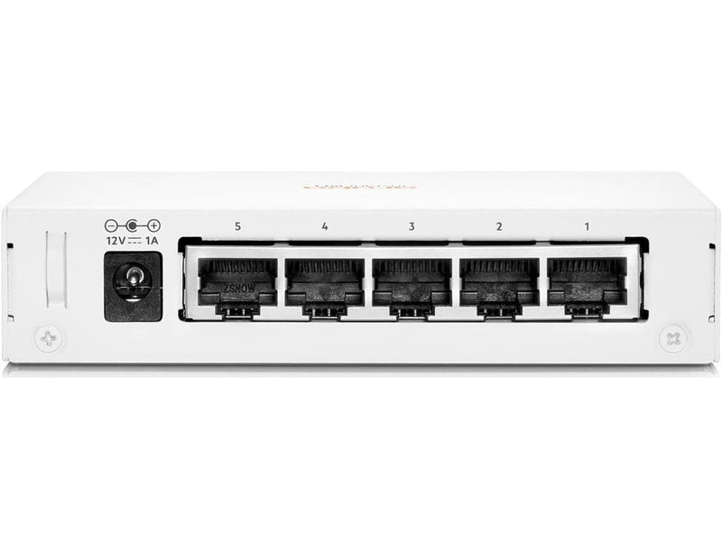 Aruba Instant On 1430 5-Port Gb Unmanaged Switch | 5X 1G Ports | Fanless | US