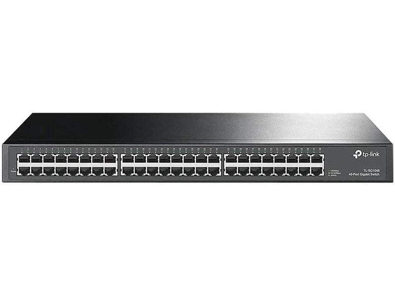 TP-Link 48 Port Gigabit Ethernet Switch | Plug and Play | Sturdy Metal w/