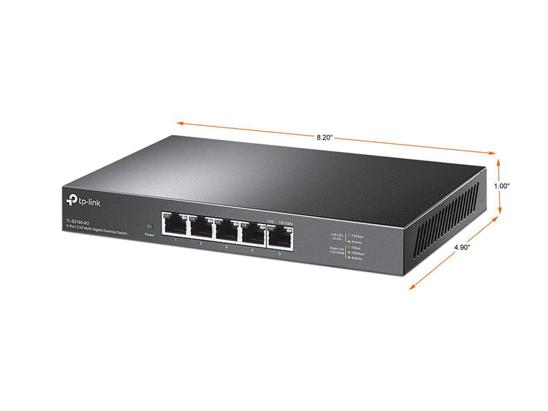 TP-Link TL-SG105-M2 | 5 Port Multi-Gigabit Unmanaged Network Switch, Ethernet
