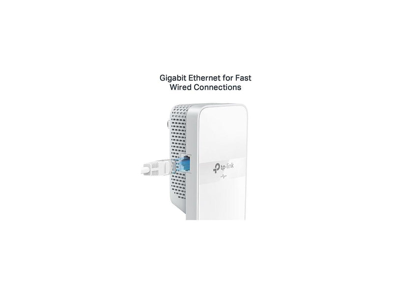 TP-Link Powerline Wi-Fi Extender (TL-WPA7617KIT) - AV1000 Powerline Ethernet
