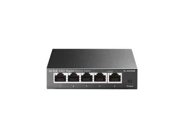 TP-Link TL-SG105S | 5 Port Gigabit Ethernet Switch | Desktop/Wall-Mount
