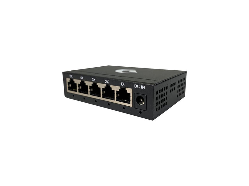 Amer 5 Port 10/100/1000 Mbps Gigabit Ethernet Desktop Metal Switch