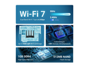 GL.iNet GL-BE6500 (Flint 3e) WiFi 7 Router, High-Speed WiFi Router for Wireless