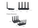 GL.iNet GL-AX1800(Flint) WiFi 6 Router -Dual Band Gigabit Wireless Internet