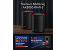 Cudy AX3000 Wi-Fi 6 2.5G Mesh System - Covers up to 7000 Sq.Ft - Replaces