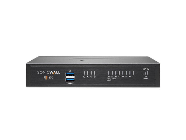 SonicWall TZ370 Firewall (Gen 7) w/ Secure Upgrade Plus (3-Year Advanced