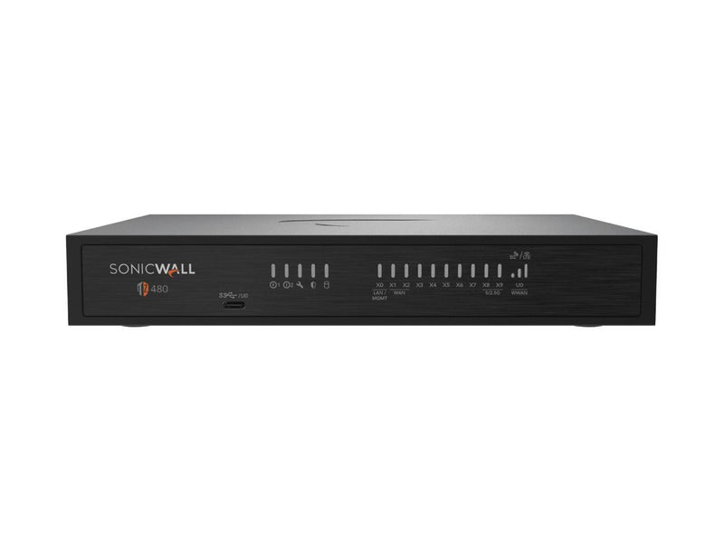 SonicWall TZ480 Firewall (Gen 8) w/ Total Secure (1-Year Advanced Protection