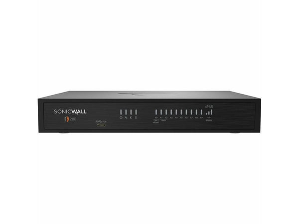 SonicWall TZ280 Firewall (Gen 8), w/ Secure Upgrade Plus (2-Year Advanced