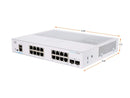 CISCO CBS350-16T-E-2G-NA Managed Switch