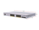 CISCO CBS350-24P-4X-NA Managed Switch