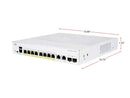 CISCO CBS350-8FP-2G-NA Managed Switch