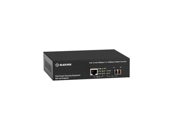 Black Box LPS500A-MM-LC-R3 LPS500 Series Gigabit Ethernet (1000-Mbps) PoE Media
