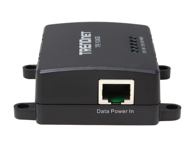 TRENDnet Gigabit PoE Splitter, 1 x Gigabit PoE Input Port, 1 x Gigabit Output