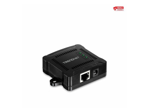 TRENDnet Gigabit PoE Splitter, 1 x Gigabit PoE Input Port, 1 x Gigabit Output