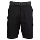 GALAXY BY HARVIC MEN'S RIPSTOP CARGO SHORTS WITH BELT - SIZE: MEN 42 - BLACK - Brand New