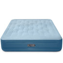 INTEX MID RISE HEXBEAM 14" ELECTRIC PUMP QUEEN AIR MATTRESS - DARK BLUE DENIM - Like New