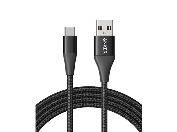 ANKER POWERLINE+ II USB-C TO USB-A 2.0 CABLE (6FT / 1.8M) - BLACK - Like New