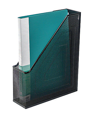 OFFICE DEPOT® BRAND MESH MAGAZINE FILE - BLACK - Scratch & Dent