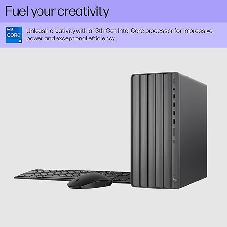 HP ENVY Desktop PC i7-13700 32GB RAM 1 TB SSD TE01-4020 - Black - Like New