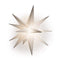 ELF LOGIC LARGE 12” EASY ASSEMBLY WARM WHITE LED ELF-FOLD MORAVIAN STAR - WHITE - Like New
