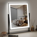 durup Lighted Makeup Mirror Hollywood Mirror Vanity Mirror (16in, Black) - Brand New