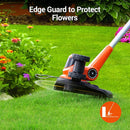 PAXCESS Cordless String Trimmer/Edger, 20V 10-Inch Weed Eater SF8A201 - ORANGE - Like New