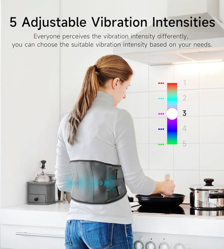 ALLJOY 67" CORDLESS HEATING PAD FOR BACK PAIN RELIEF AJHSB23 - GRAY - Like New