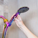 SparkPod High Pressure 3-Function Handheld Shower Head 5 ft. Hose - Rainbow - Like New