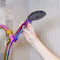 SparkPod High Pressure 3-Function Handheld Shower Head 5 ft. Hose - Rainbow - Like New