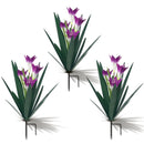 Homight Metal Agave Plant Outdoor (3 Big Purple Lilies) HM-390-345 - Purple - Like New