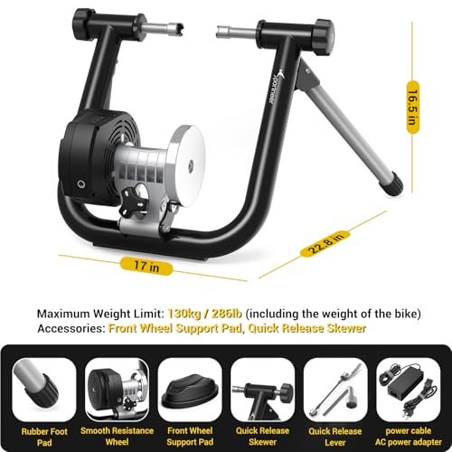 SPORTNEER BIKE TRAINER - Smart Stationary Bicycle Trainer Support Bluetooth - Like New