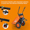 SuperHandy Electric Wheelbarrow 48V 2Ah Li-Ion Battery 330 lbs GUO057 - ORANGE - Like New