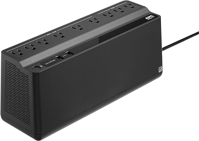 APC UPS BE850M2 850VA Battery Backup & Surge Protector Uninterruptible - Black - Like New