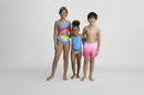 WONDER NATION BOYS QUICK DRY SWIM TRUNKS UPF50 - SIZE: YOUTH XL - PINK OMBRE - Brand New