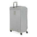 SWISS GEAR CHECKLITE SOFTSIDE CHECKED SUITCASE TEAR-RESISTANT 8 WHEELS - GRAY - Brand New