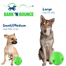 Mistic Cool BARK N BOUNCE INTERACTIVE DOG TOYS LARGE DOGS Bouncing Ball 6.5" - Like New
