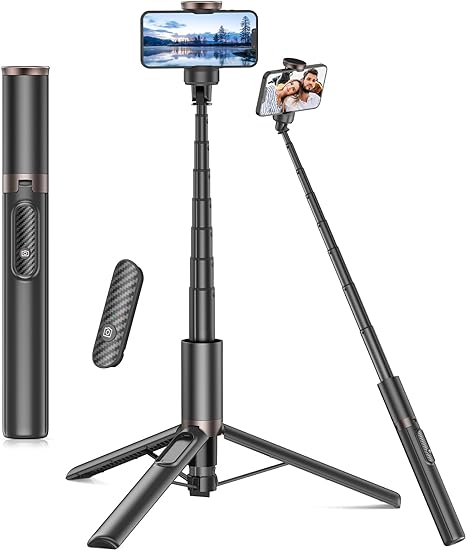 TONEOF 60" Selfie Stick Tripod All-in-1 360° Rotate LJ-8858 - - Scratch & Dent