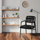 YAHEETECH SET OF 2 MEETING CHAIRS OFFICE CHAIRS - BLACK - Brand New