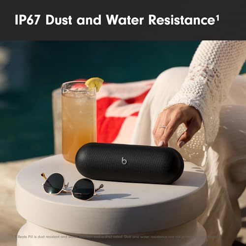 Beats Pill Portable Bluetooth Speaker Up to 24H Battery Life - Matte Black - Like New