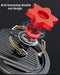 UNNMIIY ADJUSTABLE DUMBBELLS, 70LBS FREE WEIGHT SET - BLACK&RED - Like New