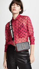 Marc Jacobs Women's The Snapshot M0012007-011 - Black/Red - Like New