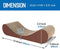 FLUFFYDREAM BONE CAT SCRATCHER CARDBOARD LOUNGE BED CAT BEDS - BONE - Brand New