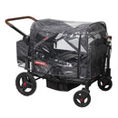 RADIO FLYER RAIN COVER, BABY TRAVEL GEAR BAG, WAGON STROLLER SUMMER - BLACK - Brand New